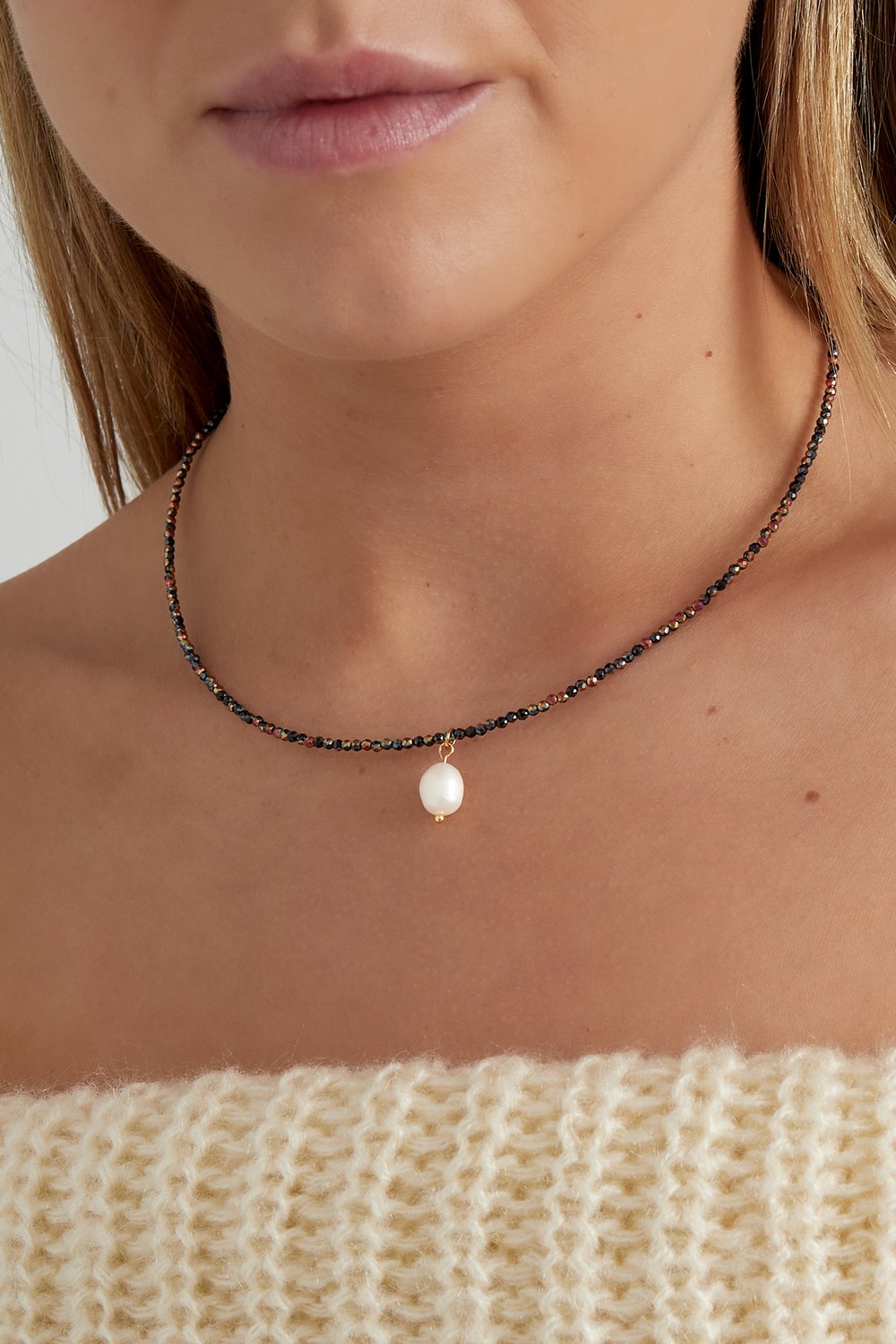 Necklace fancy moment pearl h5Picture3